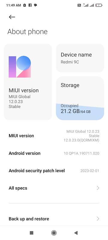 Redmi 9c 3/64/ only Mobile 5