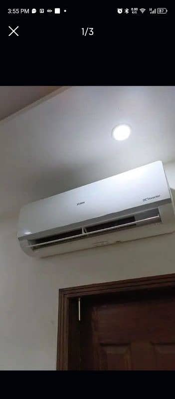 Haier 1.5 ton DC inverter heat and cool 0