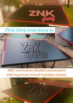 1st time Black colour table tennis table