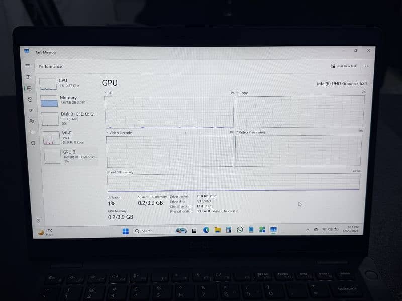 Core i5 8th Generation Dell latitude 12