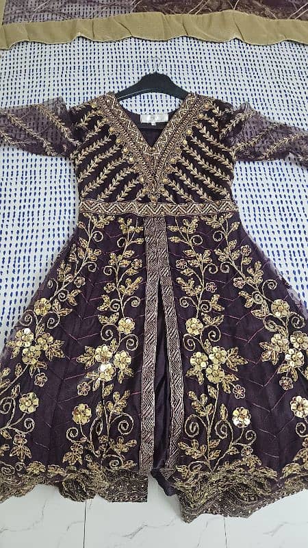 Akbar aslam wedding wear 3 piece ready to wear dress. 1