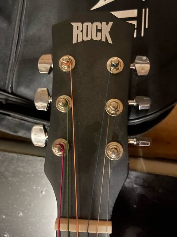 ROCK Acoustic guitar available (minimally used) 1