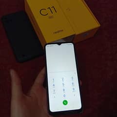 Realme c11 4 64 official pta approved condition 10by9 with box cable