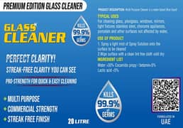 glass cleaner 20 litre imported commercial pack