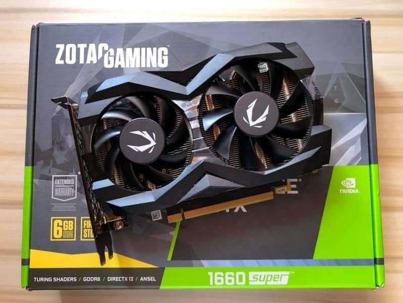 Nvidia gtx 1660s super zotac rtx graphic card 0