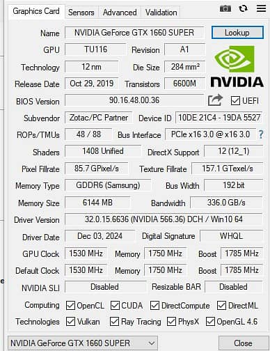 Nvidia gtx 1660s super zotac rtx graphic card 3