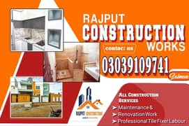 Tile Fixer/Construction/ Wall Tiles/Plumbering / Marble Services