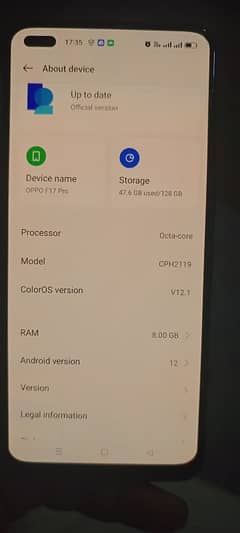 Oppo F17 pro 8/128