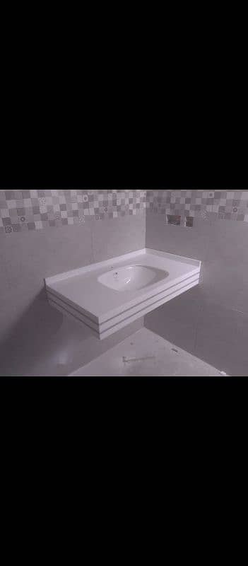 Corian vanities, Tile Vanities, corian basin, pvc vanities 2