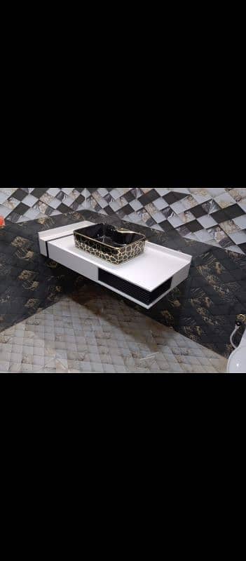 Corian vanities, Tile Vanities, corian basin, pvc vanities 3