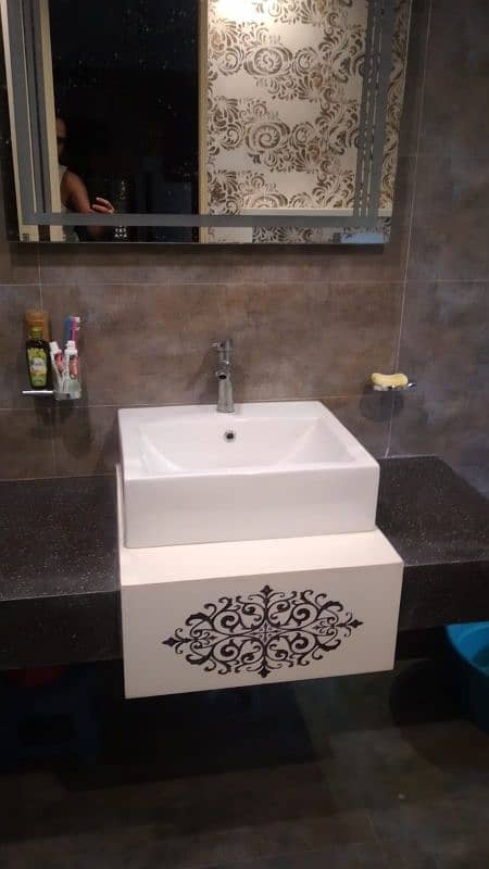 Corian vanities, Tile Vanities, corian basin, pvc vanities 6