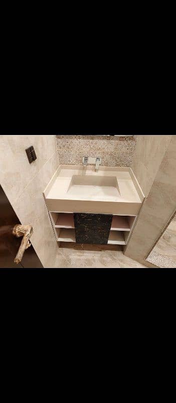 Corian vanities, Tile Vanities, corian basin, pvc vanities 10