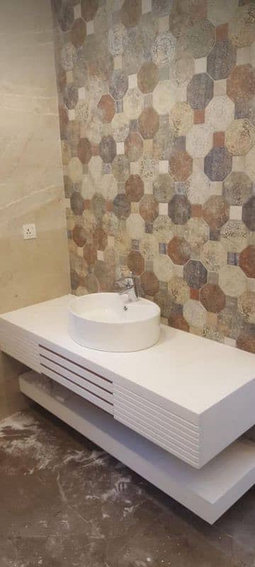 Corian vanities, Tile Vanities, corian basin, pvc vanities 14