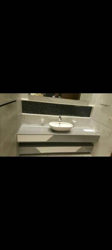 Corian vanities, Tile Vanities, corian basin, pvc vanities 17