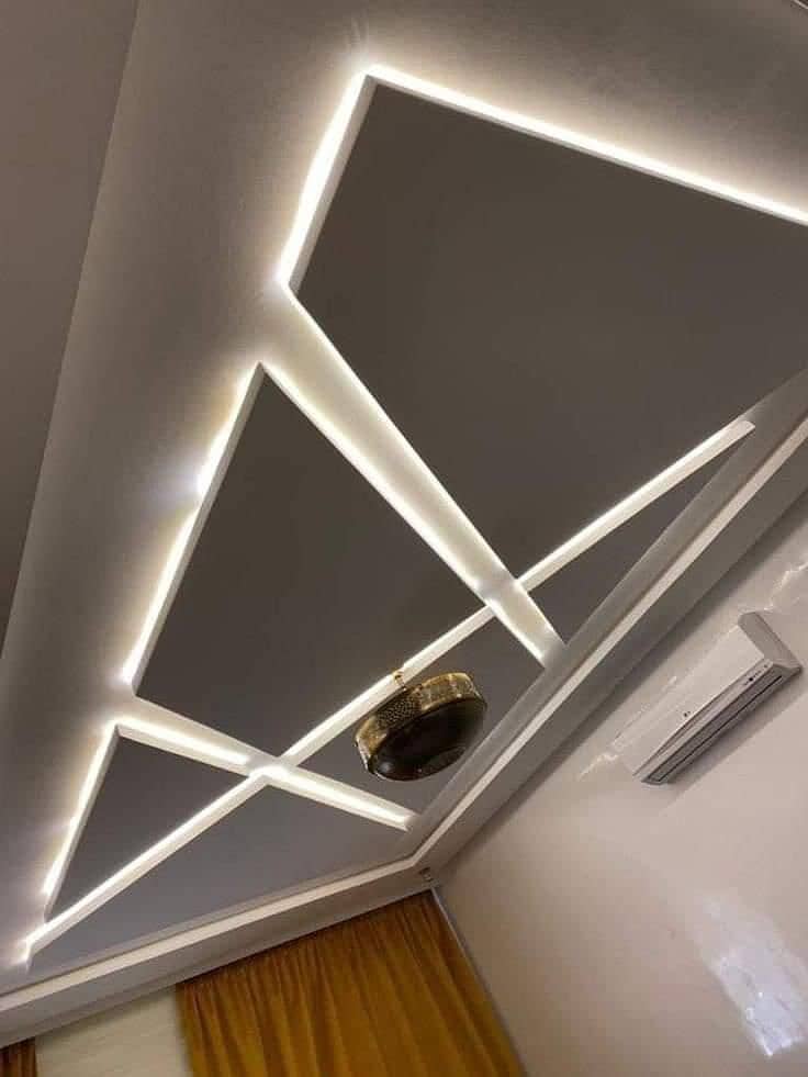 False Ceiling/Gypsum Ceiling/PVC Ceiling/wall moulding/Media Walli 15