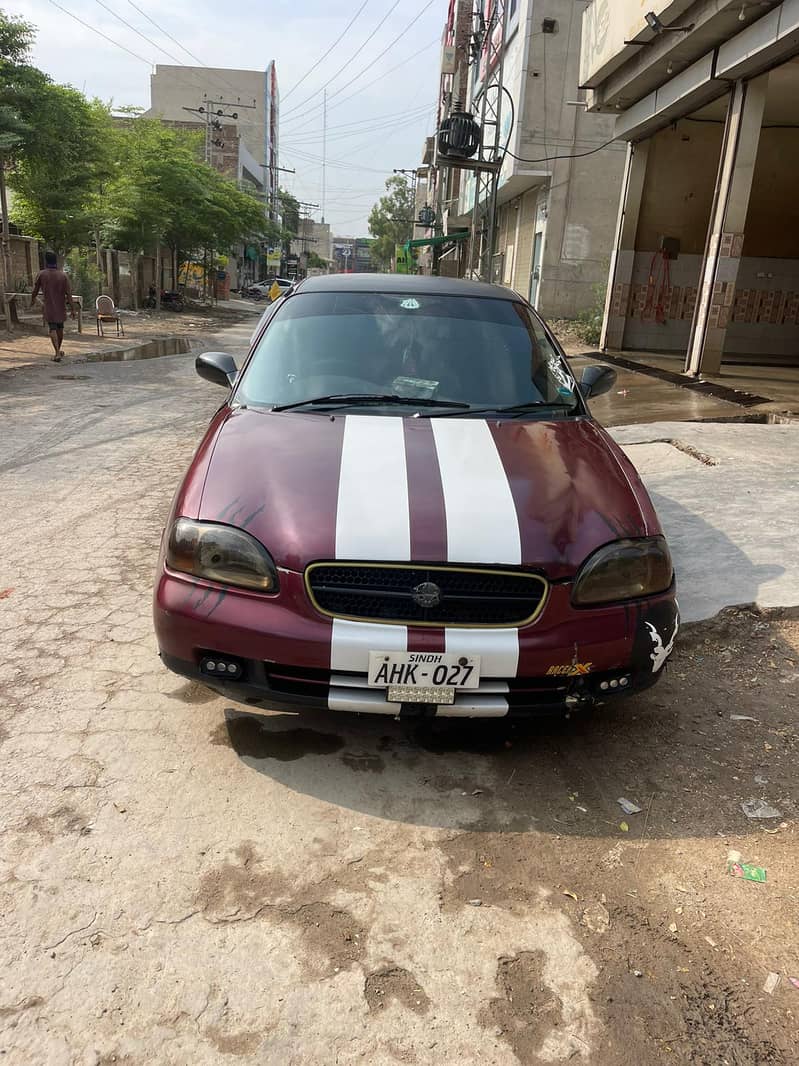 Suzuki Baleno JXR 2004 Maroon 0