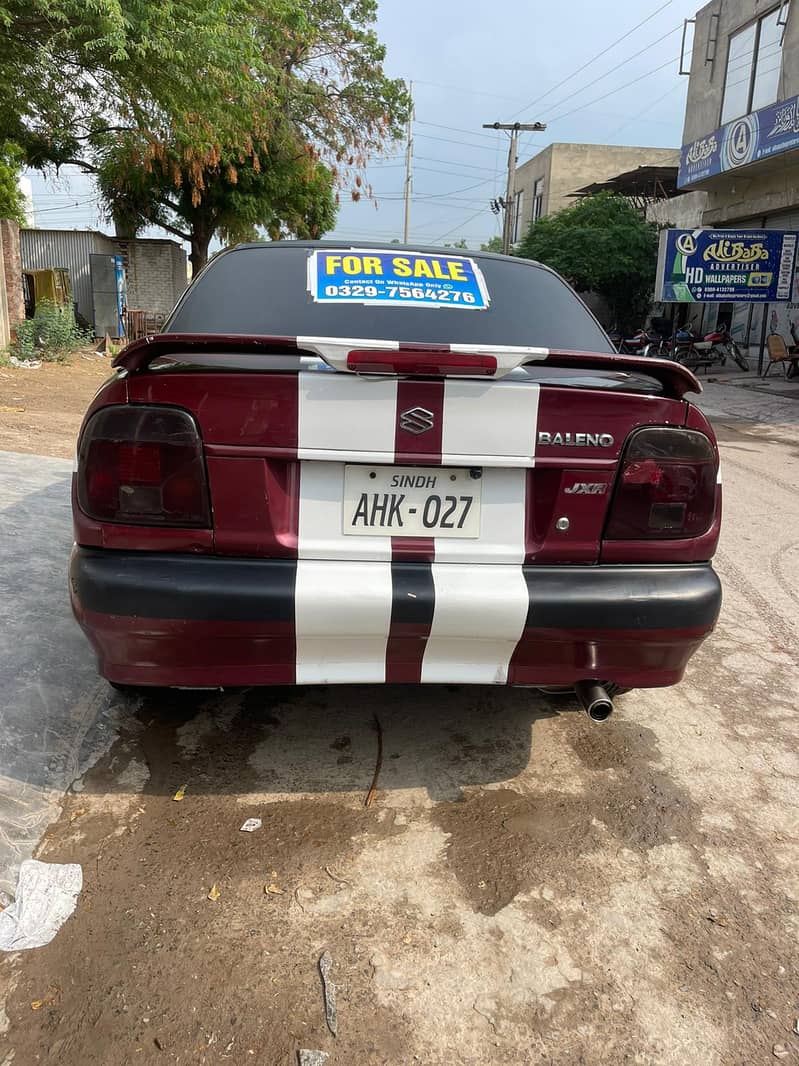 Suzuki Baleno JXR 2004 Maroon 1