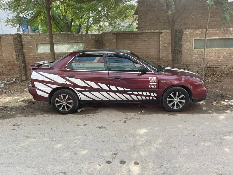 Suzuki Baleno JXR 2004 Maroon 2