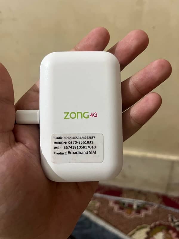 Zong 4g bolt+ WiFi device 1