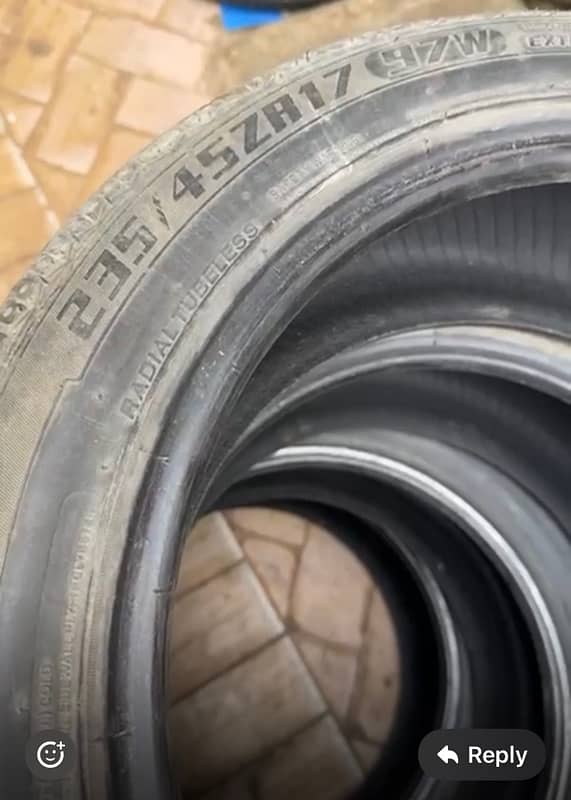 HILO Tyres 17 Inch Excellent condition 5