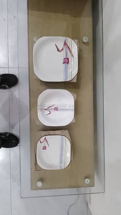 ceramic plates set (18 plates)