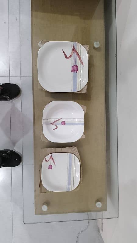 ceramic plates set (18 plates) 0