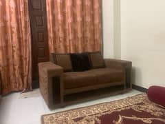 6 seater sofa set brown color