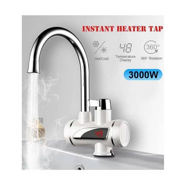 Buy Instant Heater Tap - Hot & Cold Water with LED Temperature Display 1