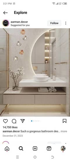 corian vanities, corian basin, luxury vanity, Tile vanities, basin