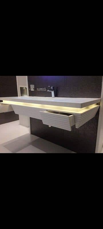 corian vanities, corian basin, luxury vanity, Tile vanities, basin 4