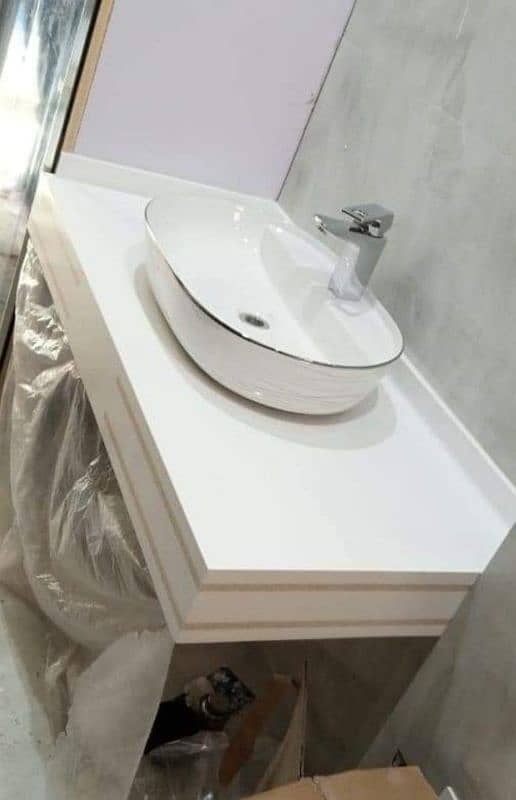 corian vanities, corian basin, luxury vanity, Tile vanities, basin 8