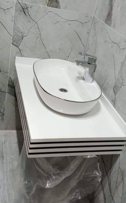 corian vanities, corian basin, luxury vanity, Tile vanities, basin 9