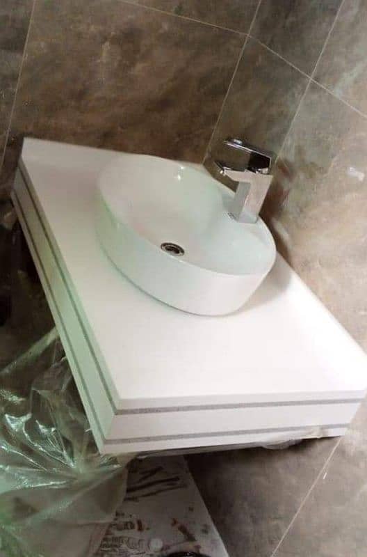 corian vanities, corian basin, luxury vanity, Tile vanities, basin 10