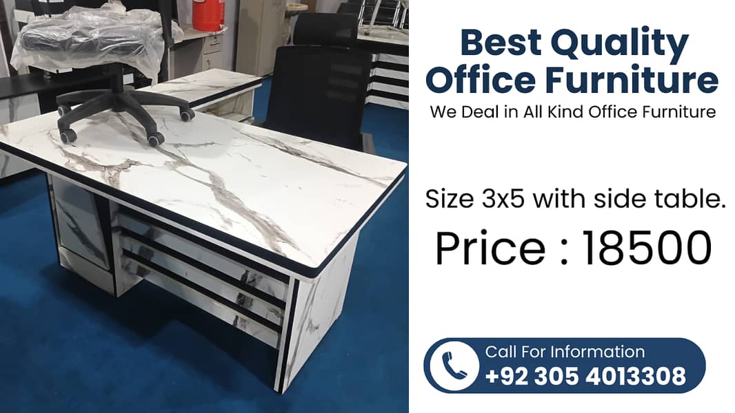 Office Chair - Office Table - Office Furniture - Executive Chair Table 1