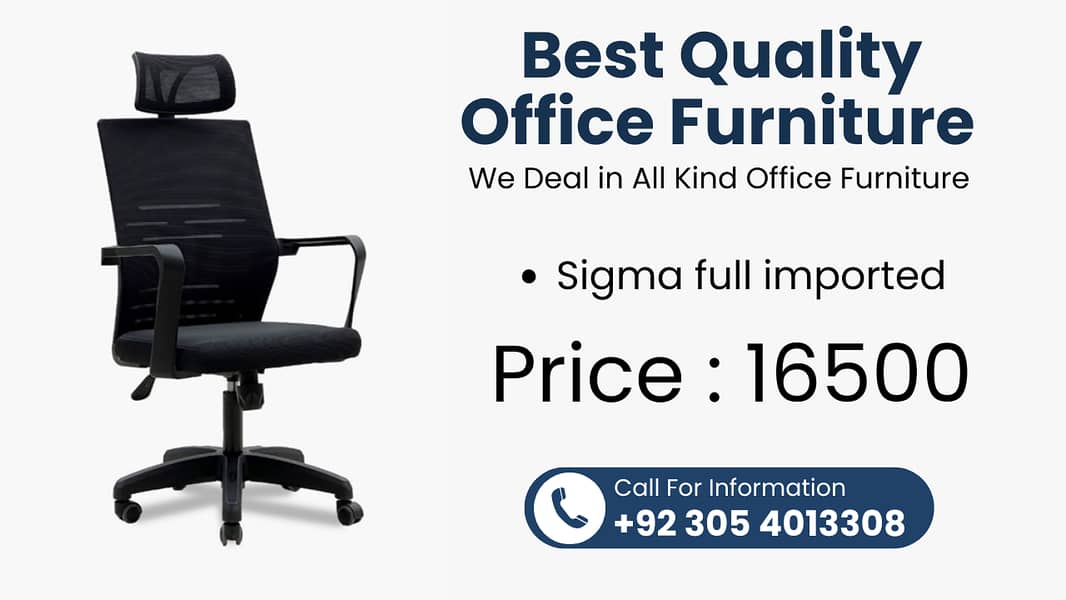 Office Chair - Office Table - Office Furniture - Executive Chair Table 2