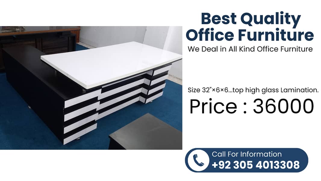 Office Chair - Office Table - Office Furniture - Executive Chair Table 5