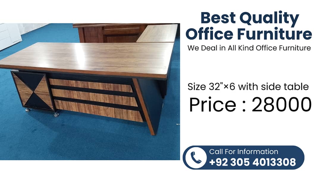 Office Chair - Office Table - Office Furniture - Executive Chair Table 7