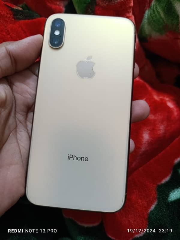 iphone xs golden colour non pta waterpack 2