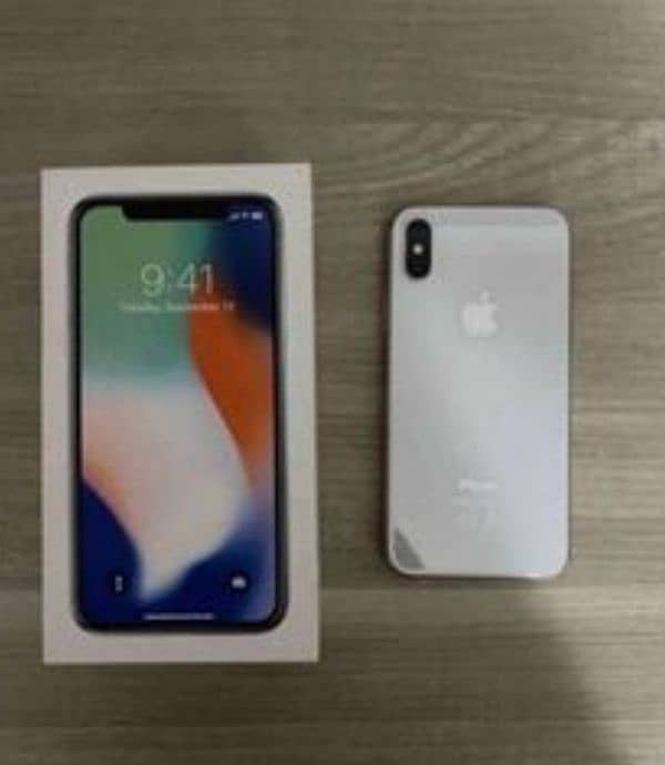 iphone x with box PTA Approve 2