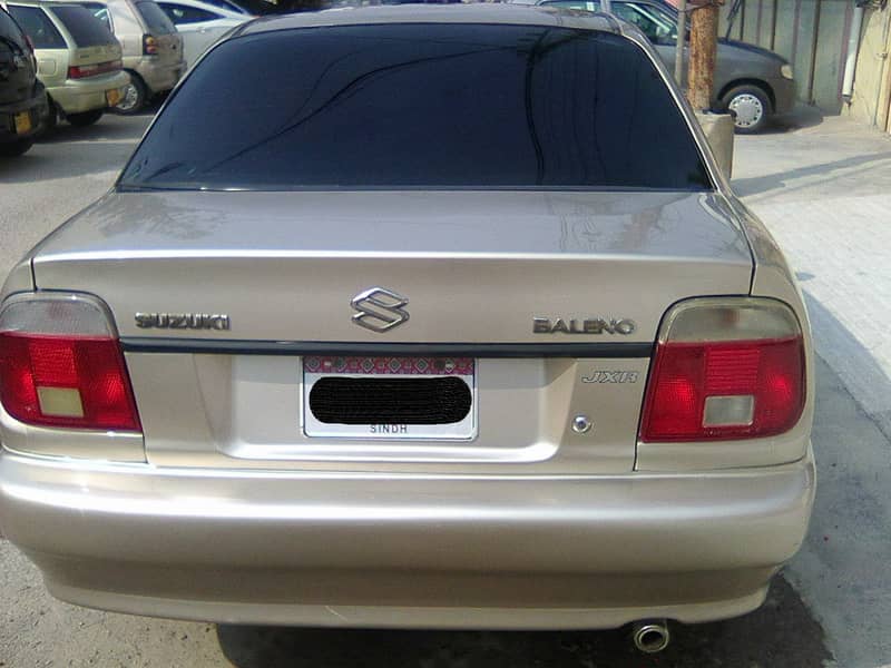 SUZUKI BALENO JXR(CNG) MODEL 2004 BEIGE COLOUR VERY GOOD CONDITION 3