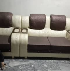 6 Seater sofa set for sale month foam used