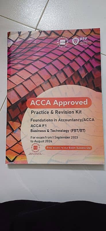 ACCA books of Financial Management and Business & Technology 0