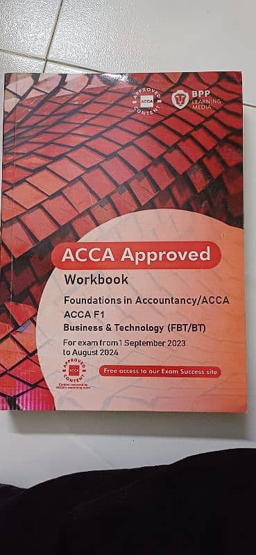 ACCA books of Financial Management and Business & Technology 1