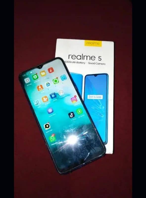 Realme 5 4gb 128gb with box 1