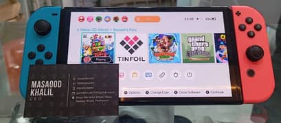 Nintendo switch OLED with Games