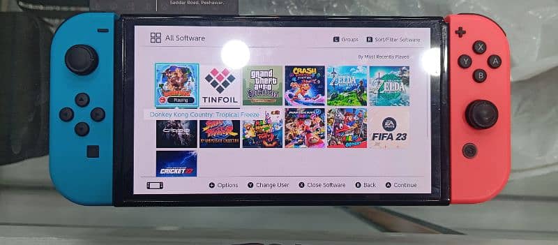 Nintendo switch OLED with Games 4