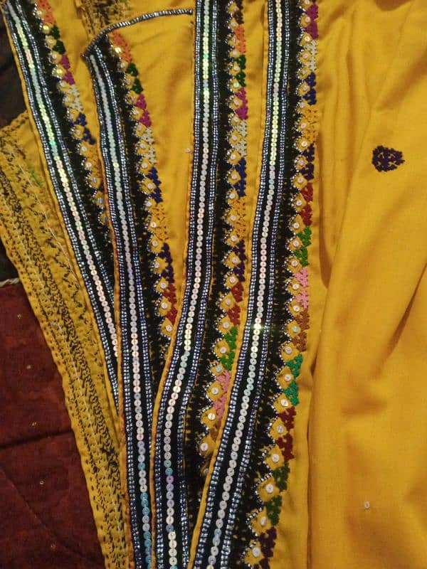 Sindhi Karahi dupata shawl (hand work. ) 0