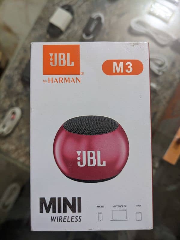 JBL M3 Mini Wireless Portable Bluetooth Speaker. 0