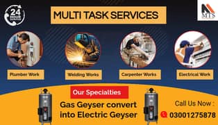 Convert Gas Geyser to Electric | Carpenter Service | Plumber Service