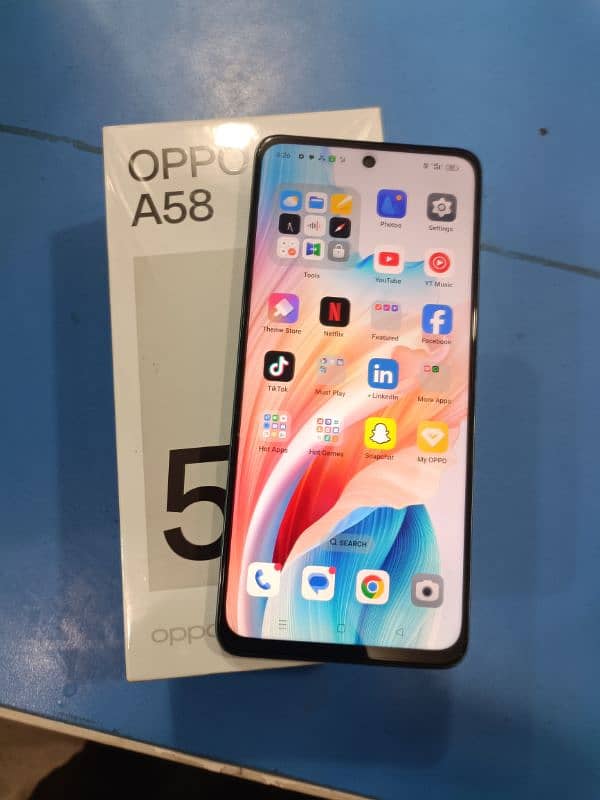 Oppo A58 10x10 condition 8GB RAM 128 GB memory 1